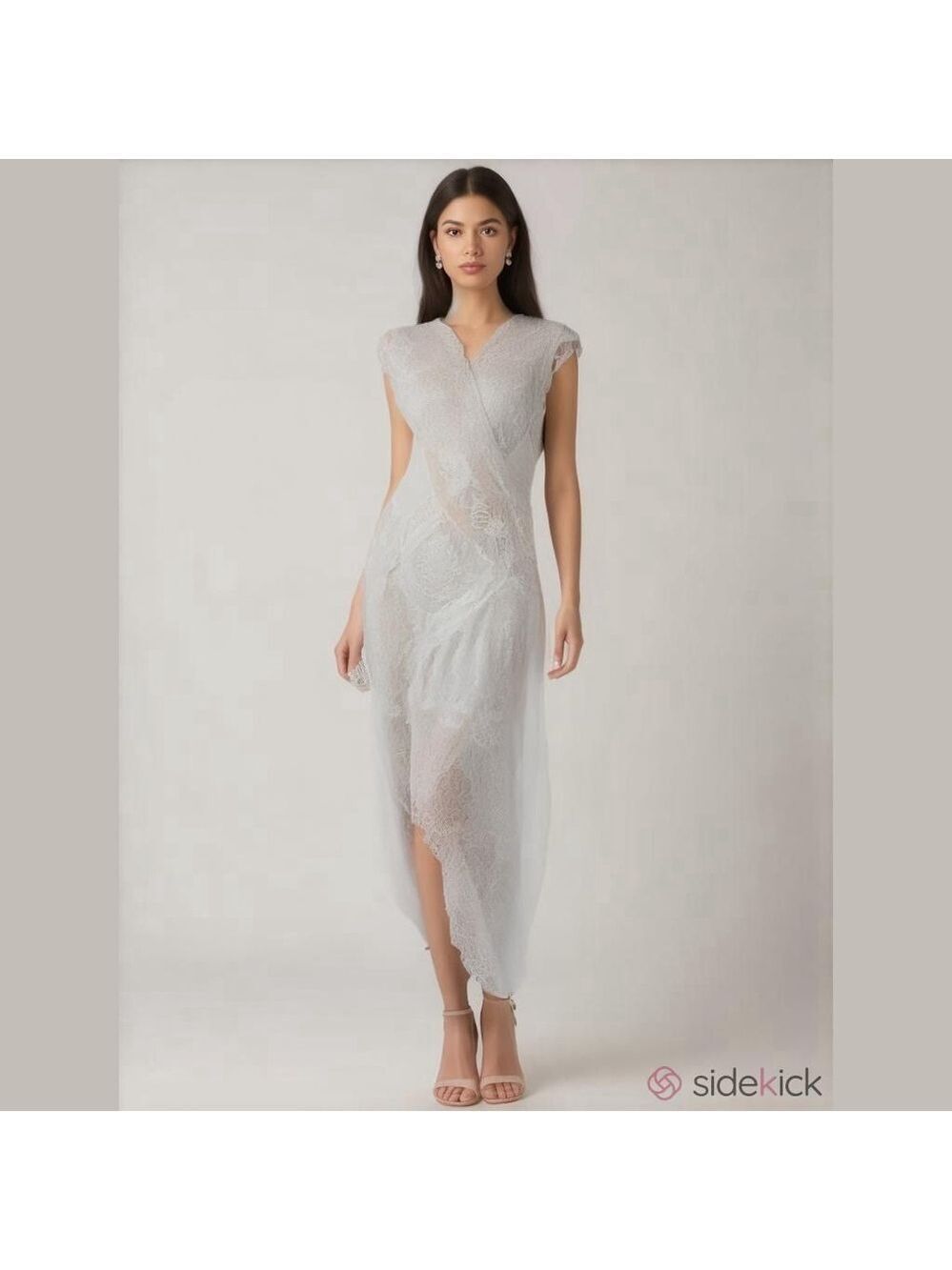 Women's Vintage Seneca Lace Dress 3/4